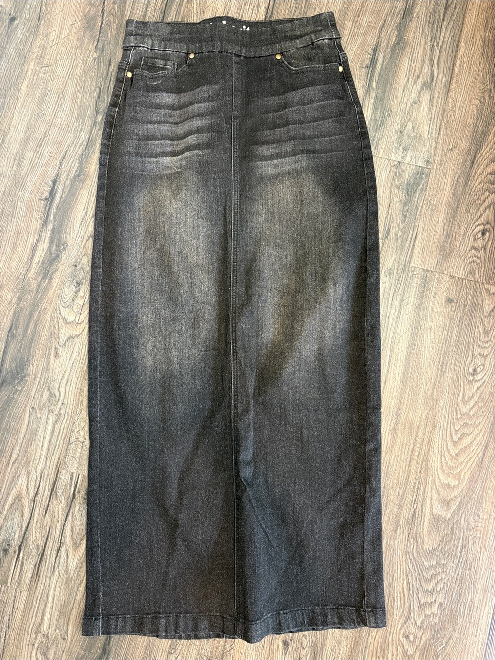 Inherit Clothing Co Donna Black Denim Skirt 4